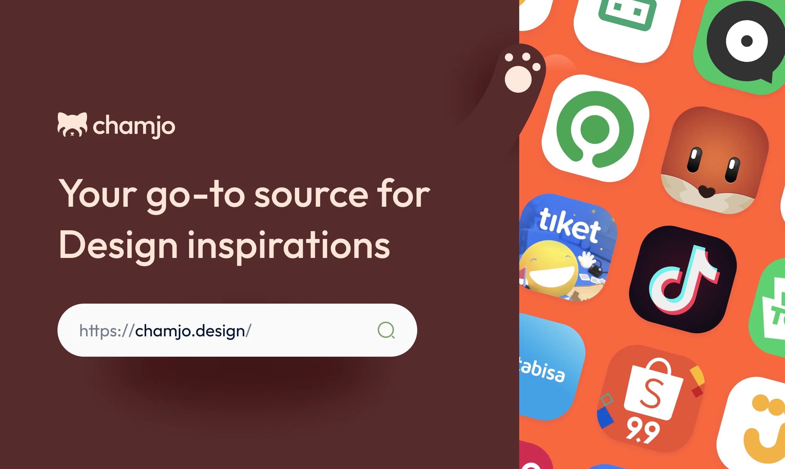 Chamjo | Design Inspiration from live apps, games, and websites